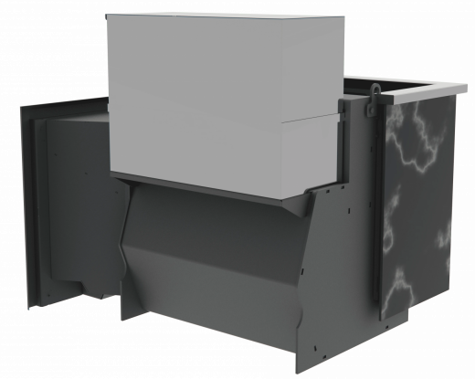 Банный камин 800, AISI 430 фото в Уфе