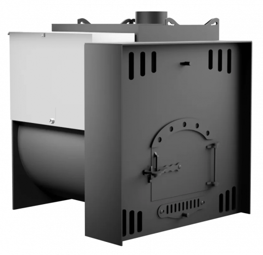 Печь Горыныч Мини, каменка с правой стороны, естественная система воздушного отопления фото в Уфе